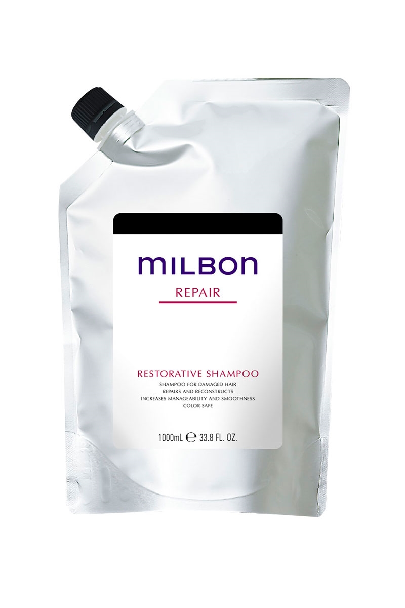 Amazon.com : Milbon Repair Restorative Shampoo Big Pack 16.9