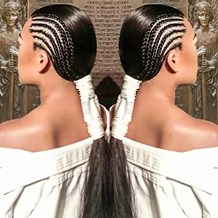 Get the Look: Wrapped Ponytail