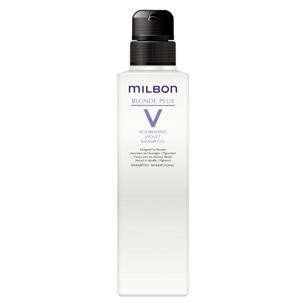Milbon Nourishing Violet Shampoo Empty Pump
