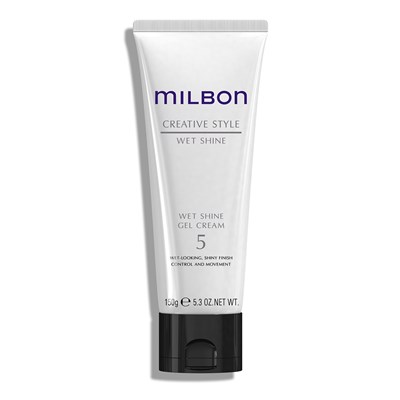 Milbon Wet Shine Gel Cream 5 5.3 Oz.