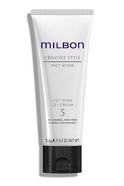 Milbon Wet Shine Gel Cream 5 5.3 Oz.
